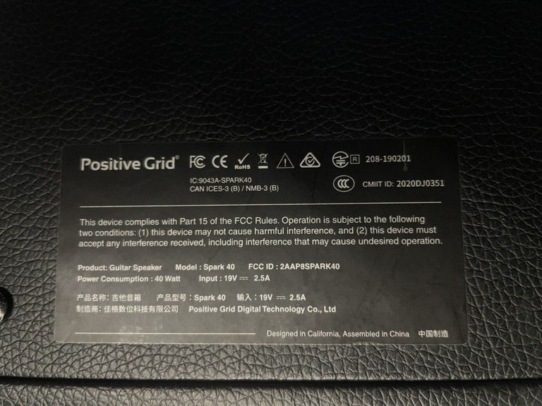 Объявление Positive grid Spark 40 PW Б/У