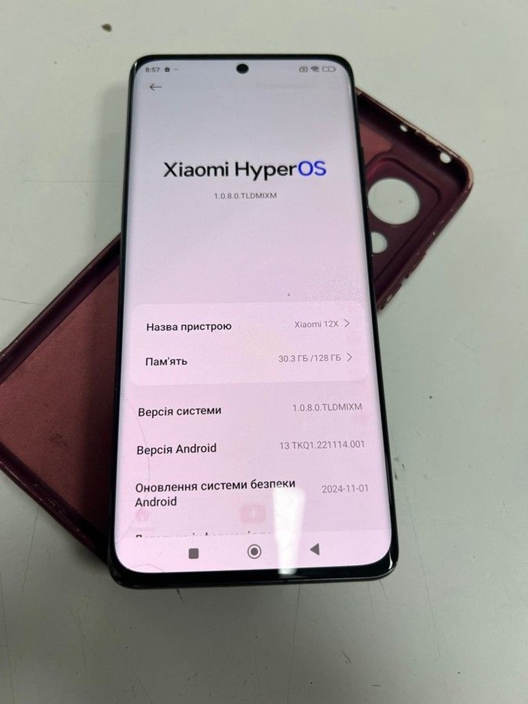 Дешево Xiaomi 12X 8/128GB Gray з ломбарду