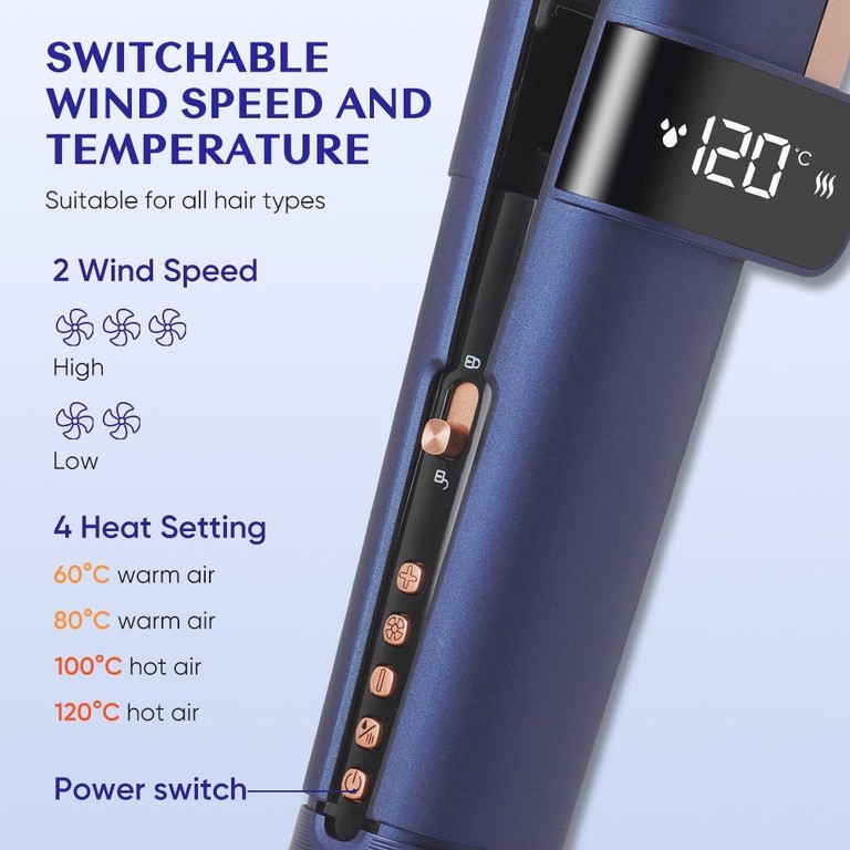 KEMEI KM-6911/ Випрямляч 2в1 для волосся/ Фен-випрямляч для волосся з функцією іонізації Сірий Код:null. Изображение 7