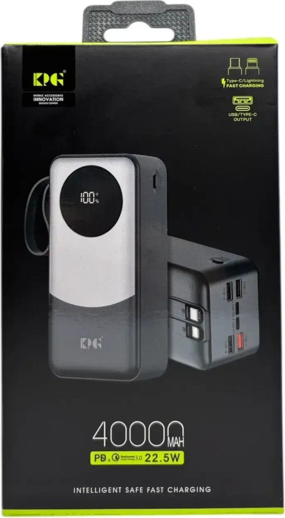 KPG-402X 40000 мАч 22.5W QC Код:null. Зображення 5