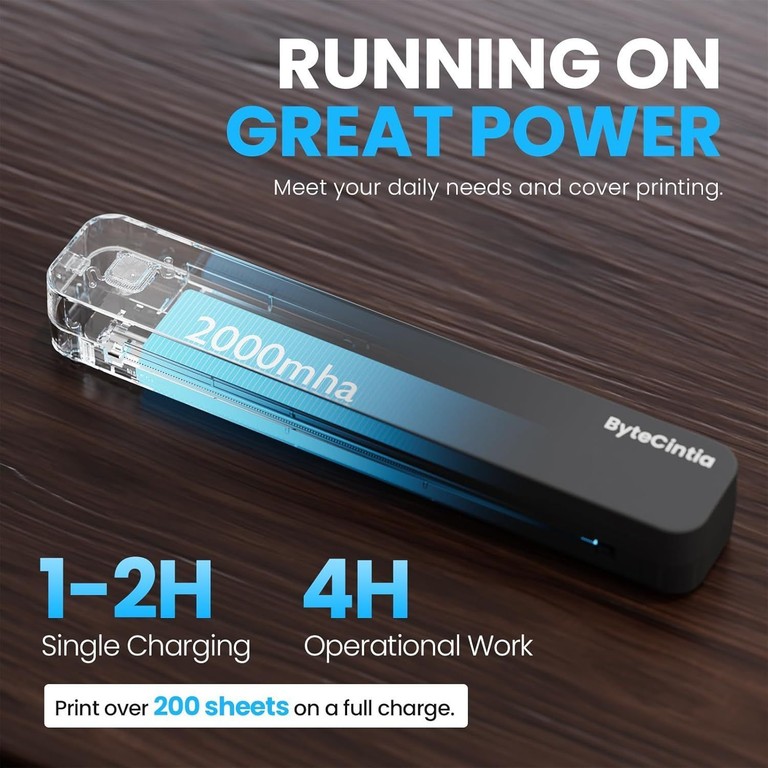 термопринтер C80 з Bluetooth, Код:null. Зображення 4