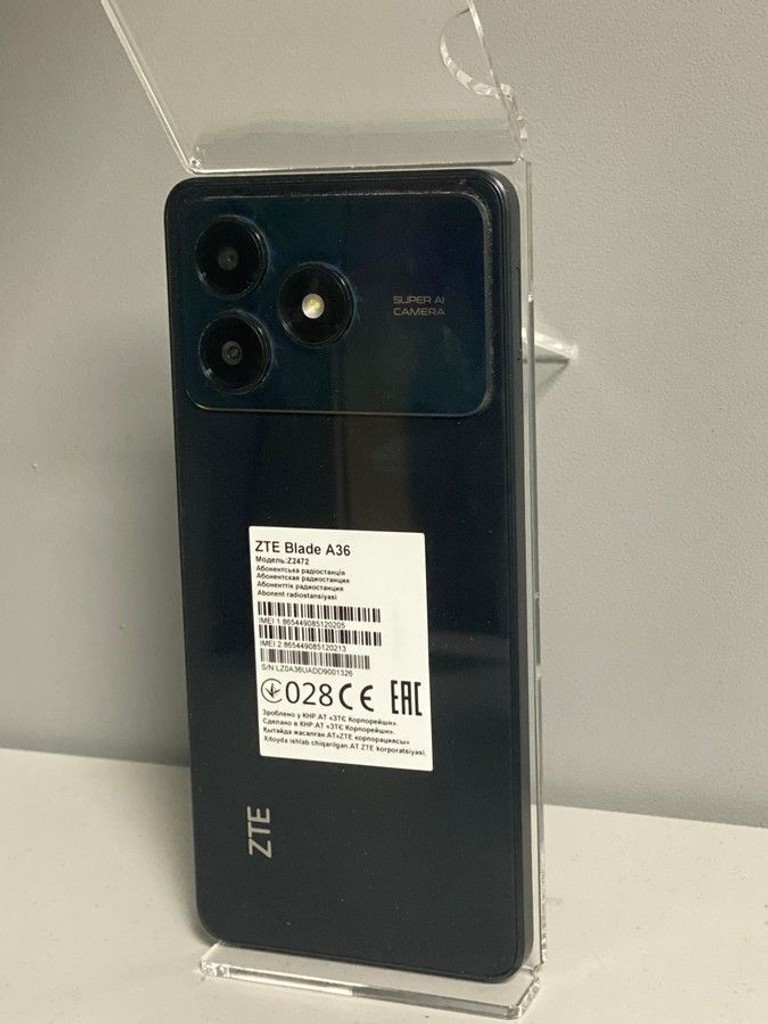 Объявление Zte Blade A36 2/64GB Green Б/У