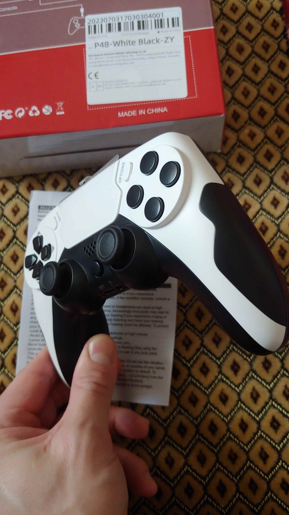Джойстик ПК Dualshock 4 Sony Playstation 3, 4 Игровой геймпад беспроводный Gaminja P48 новый Код:null. Зображення 6