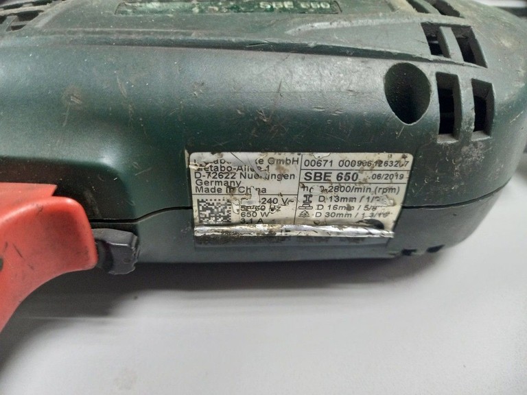 Оголошення Metabo sbe 650 Б/У