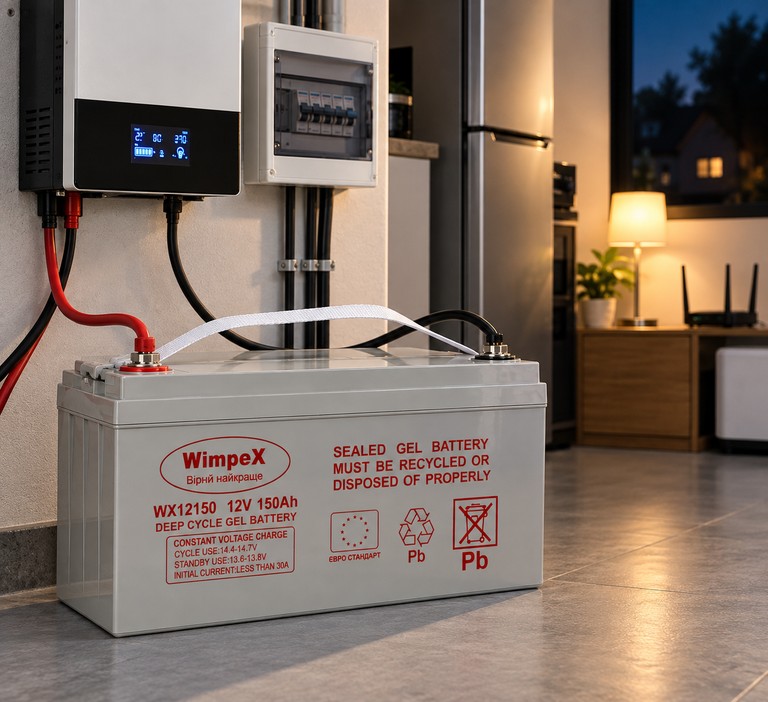 Оголошення Wimpex 12V 150Ah Б/У