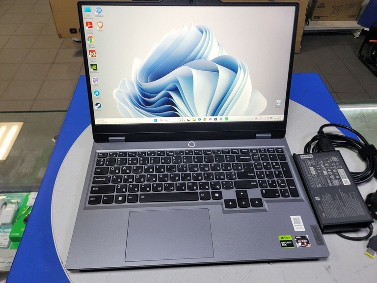 Купить Lenovo 15/ryzen 5 7235hs ddr5/16gb ddr5/hdd *відсутній/ssd 512 gb/geforce rtx3050 6gb Б/У