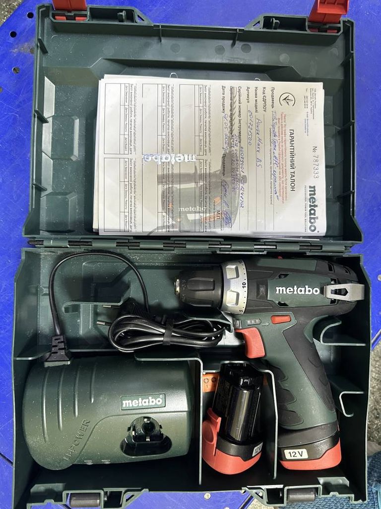 Купити Metabo metabo powermaxx bs 2акб+зп Б/У