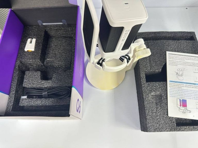 Объявление Fifine Q6W White Б/У