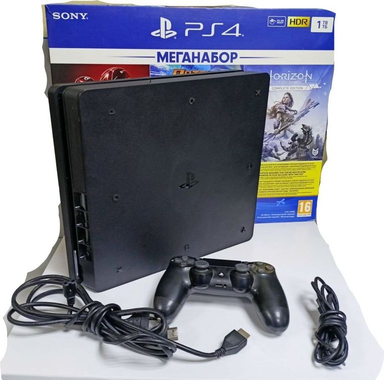 Оголошення  Sony PlayStation 4 Slim 1TB Black Б/У