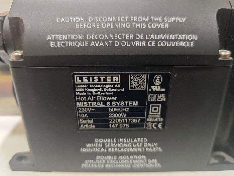 Leister mistral 6 system 230v/2300w Код:01-200745406. Изображение 7