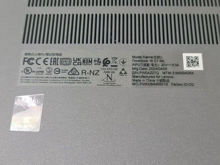 Lenovo 16/core ultra 7 155h s1 ddr5/32gb ddr5/ssd 1000 gb/*інтегрована Код:01-200744702. Изображение 5