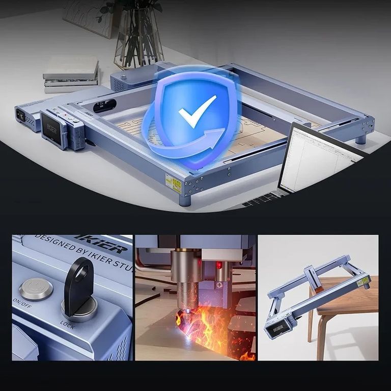 Лазерний гравер iKier K1 Pro Max 70W. НОВИЙ! Код:null. Зображення 7