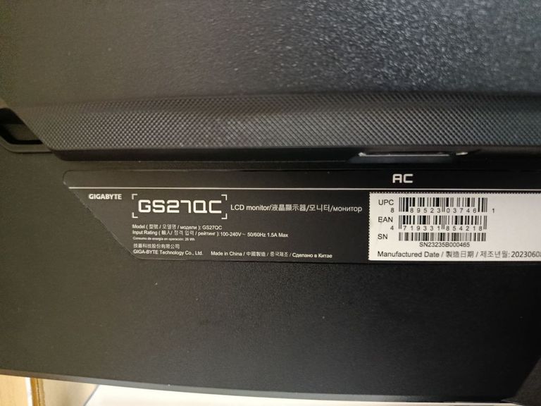 Дешево Gigabyte gs27qc з ломбарду