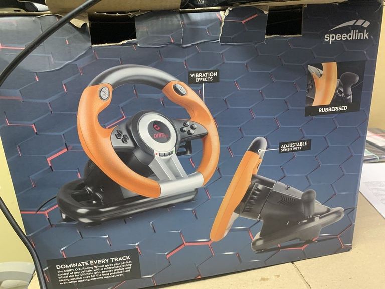 Объявление Speed-Link drift o.z. racing wheel pc,-orange Б/У