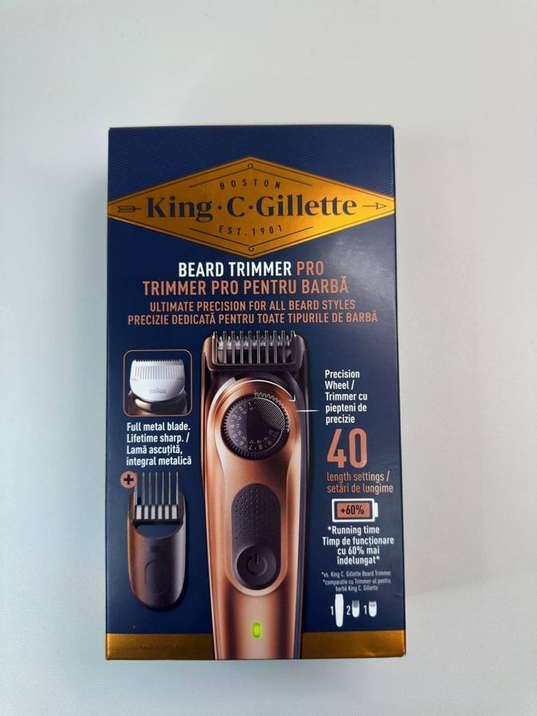 Gillette king c. beard trimmer pro Код:01-200812828. Изображение 7
