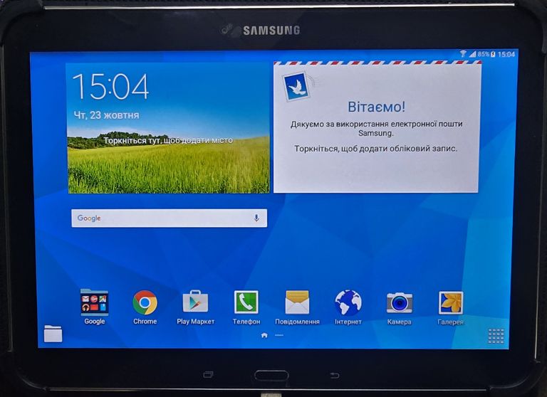Оголошення Samsung galaxy tab 4 10.1 (sm-t531) 16gb 3g Б/У