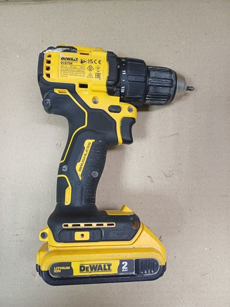 Дешево Dewalt dcd708 1акб 2ah + зп з ломбарду
