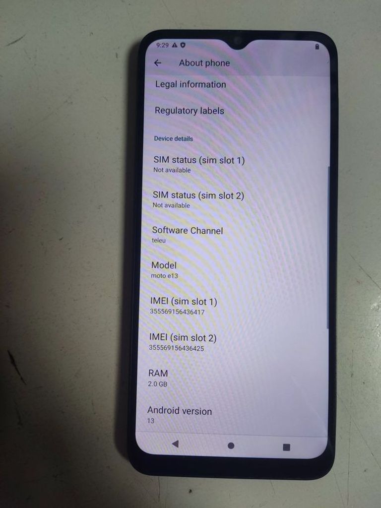 Объявление Motorola moto e13 2/64gb Б/У