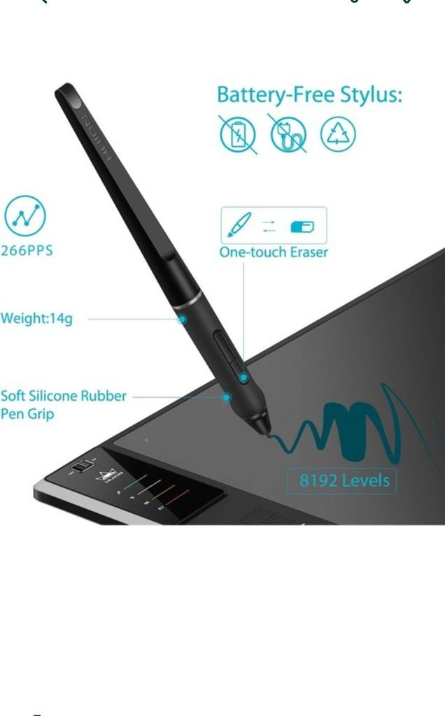 Huion wh1409 Код:null. Зображення 4
