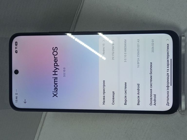 Оголошення Xiaomi redmi 15 4g 8/256gb Б/У