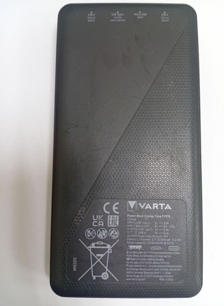 Объявление Varta 57978 20000mач Б/У