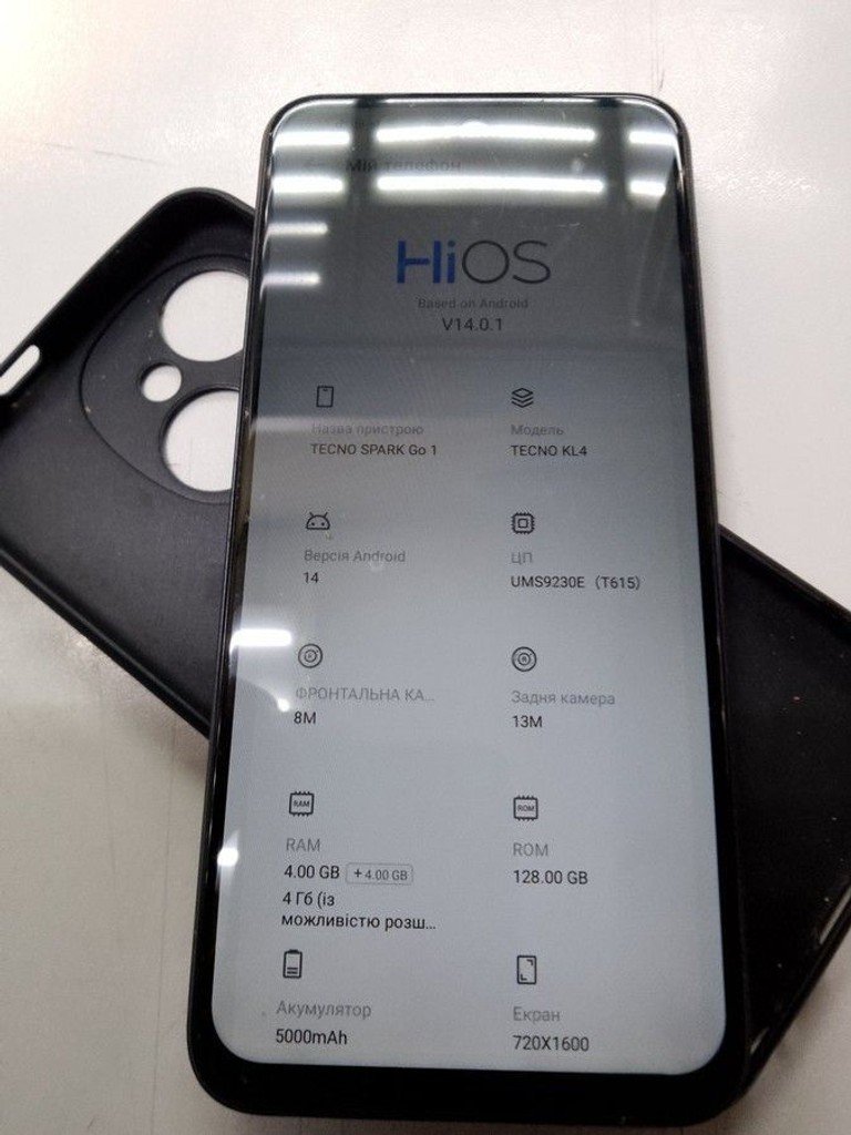 Купити Tecno spark go 1 kl4 4/128gb Б/У
