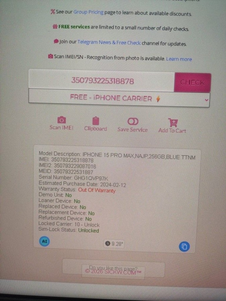 Apple iphone 15 pro max 256gb Код:01-200954746. Зображення 10