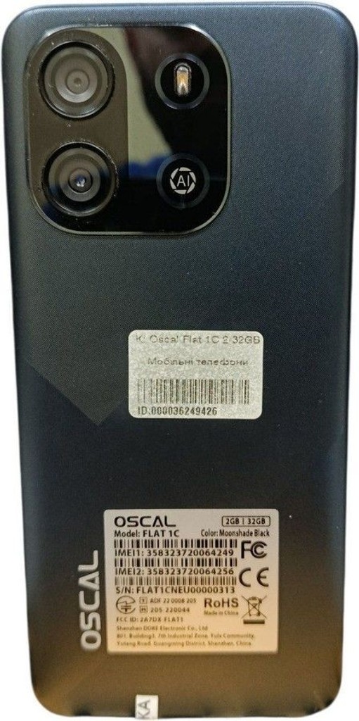 Дешево Blackview Oscal Flat 1C 2/32GB Black з ломбарду