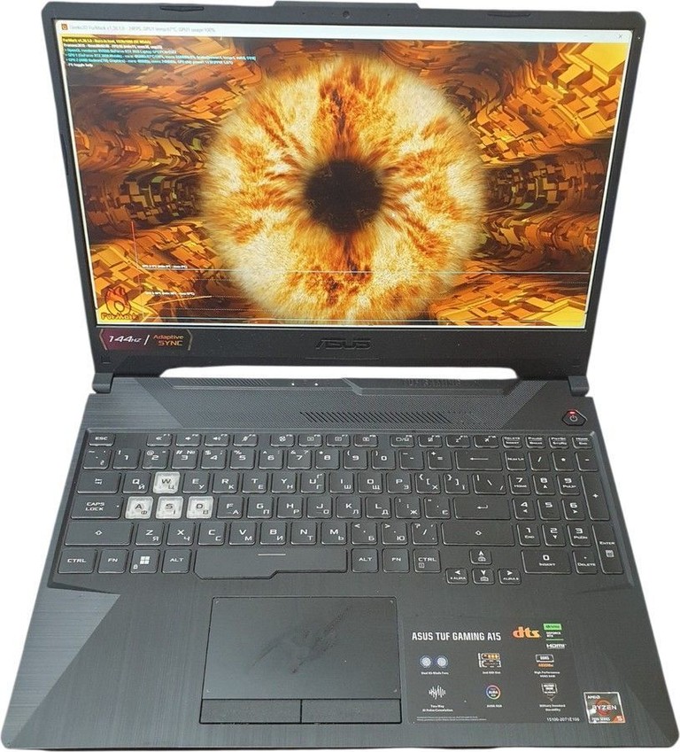 Купити Asus 15/ryzen 5 7535hs ddr5/16gb ddr5/ssd 512 gb/geforce rtx3050 4gb Б/У