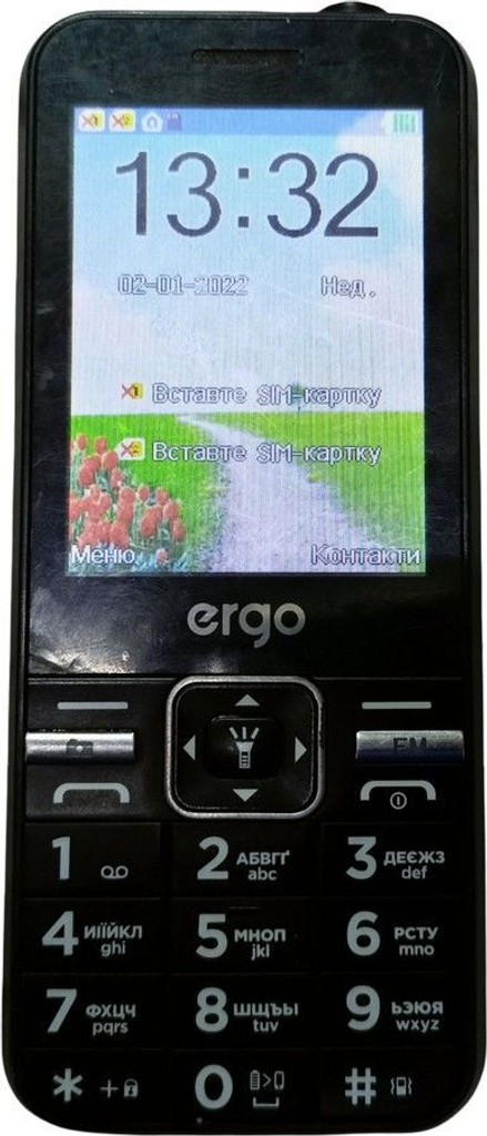 Купить Ergo E281 Dual Sim Black Б/У