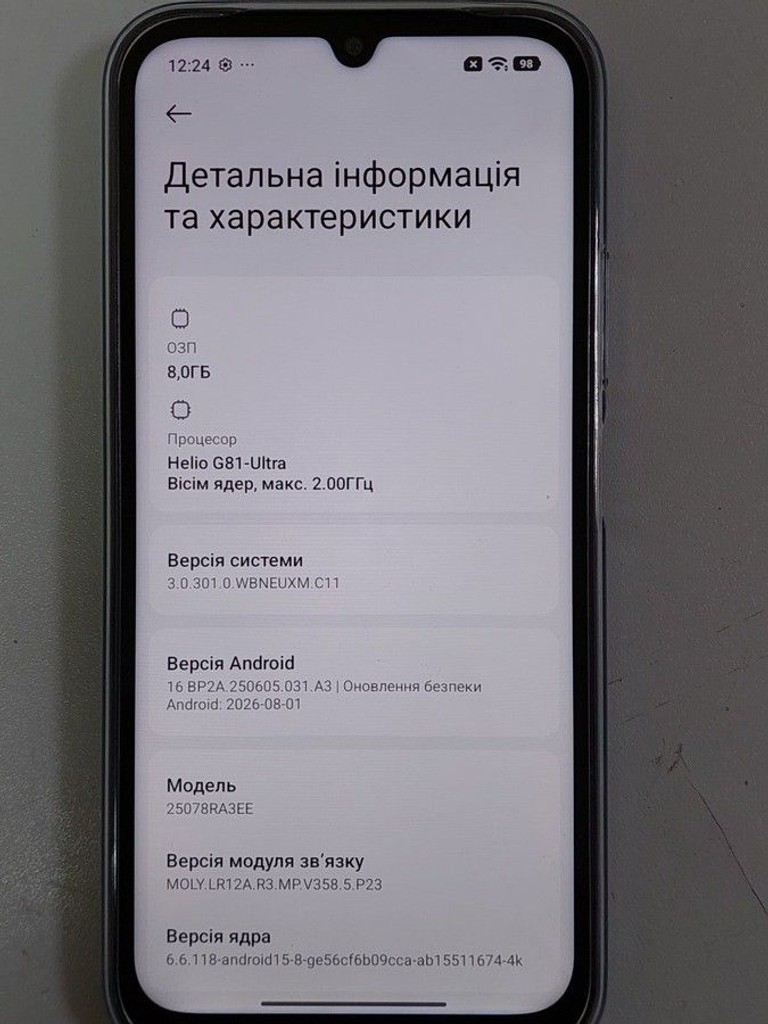 Дешево Xiaomi redmi 15c 4g 8/256gb з ломбарду