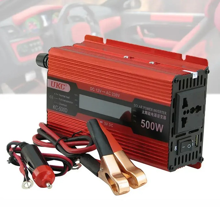 Перетворювач AC/DC KC-500D 500W+lcd, Інвертор у машину Код:null. Зображення 6