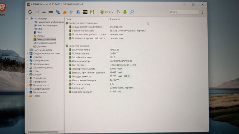 Дешиво Acer 15/ryzen 5 5500u ddr4/8gb ddr4/hdd *відсутній/ssd 512 gb/radeon rx640 2gb с ломбарда
