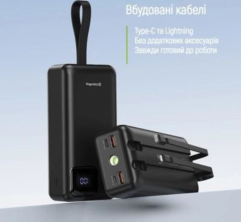 ColorWay 30 000 mAh EnergyHub PD/22.5W, QC/4.0, Black Код:null. Зображення 10