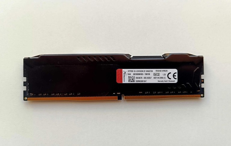 Оголошення Kingston HyperX Black Fury DDR4 8GB 2400MHz UDIMM PC4-2400 (HX424C15FB2/8) Б/У