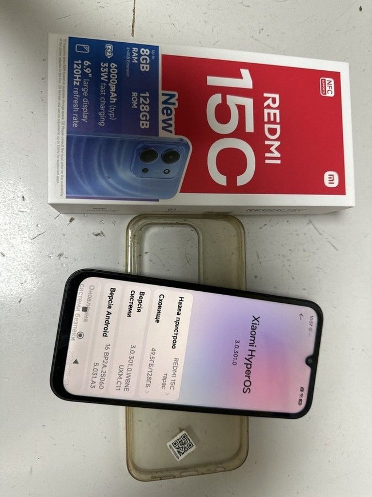 Купить Xiaomi redmi 15c 4g 4/128gb Б/У
