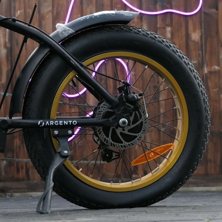 Argento Bike Minimax+ Gold: складаний електровелосипед для міста та бездоріжжя, запас ходу 25 км, 70 км. (без АКБ). Код:null. Изображение 5