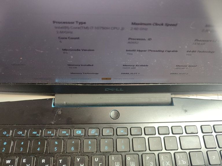 Розпродаж Dell 15/core i7-10750h ddr4/16gb ddr4/hdd *відсутній/ssd 512 gb/geforce gtx1650ti 4gb, продавець Техноскарб