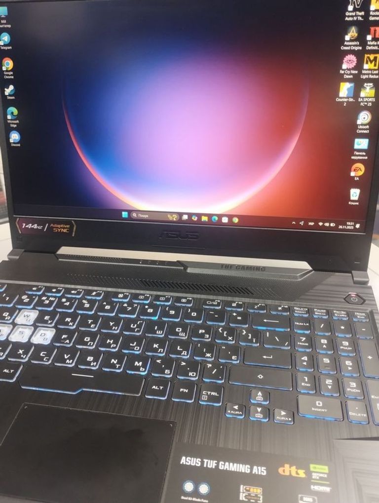 Купить Asus 15/ryzen 7 7435hs ddr5/16gb ddr5/hdd 500 gb/geforce rtx2050 4gb Б/У