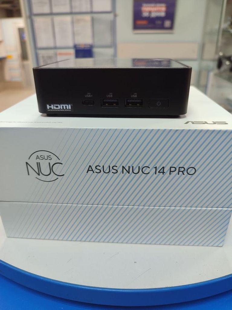 Купить Asus nuc 14 pro/core 3 100u/ram16gb ddr5/ssd256gb Б/У