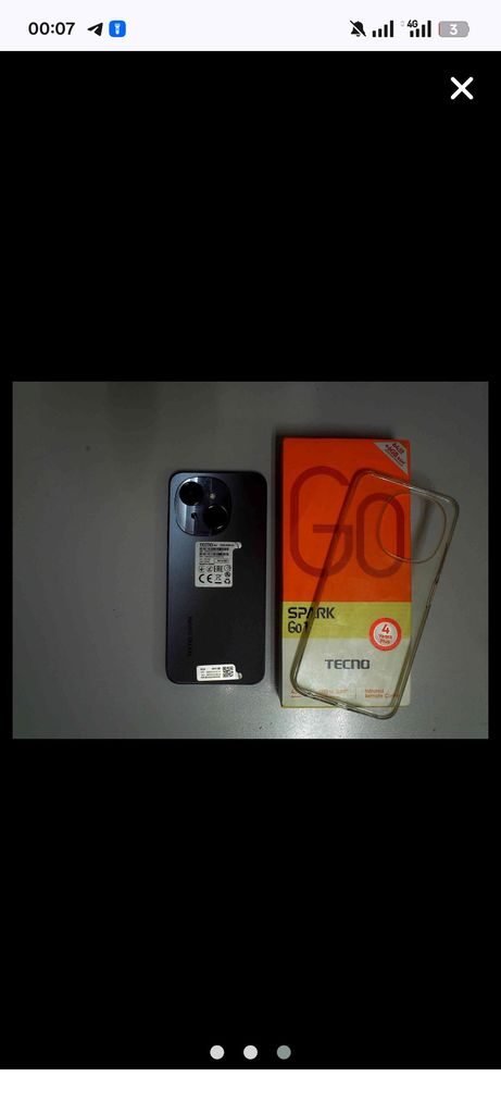 Объявление Tecno Spark Go 1 KL4 3/64GB Б/У