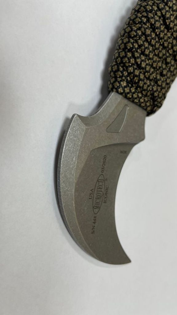 Дешиво Microtech Iconic Fixed Stonewash (118-10R) с ломбарда