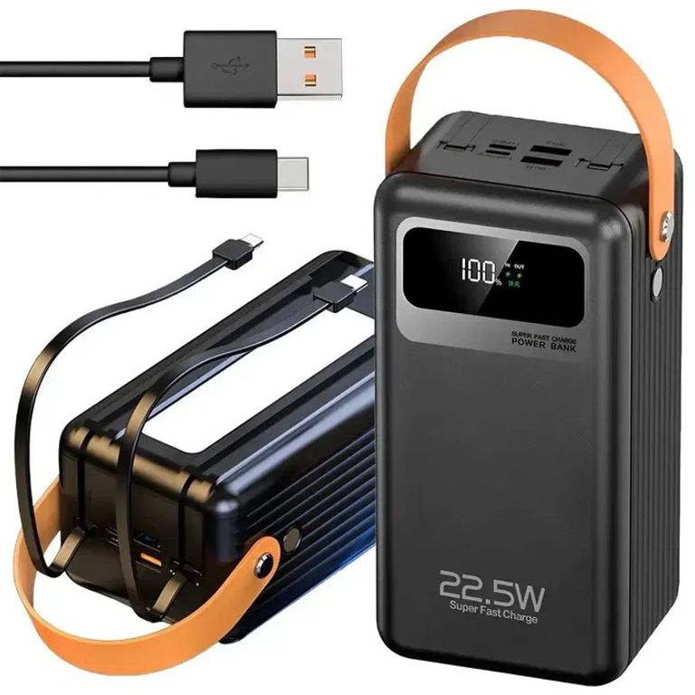 Купить Зовнішній акумулятор TUGII Y106 60000 мАг із швидкою зарядкою 22,5 Вт Б/У