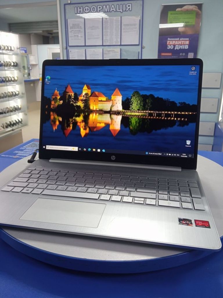 Купити Hp 15/ryzen 5 4500u ddr4/8gb ddr4/hdd *відсутній/ssd 256 gb/*інтегрована Б/У