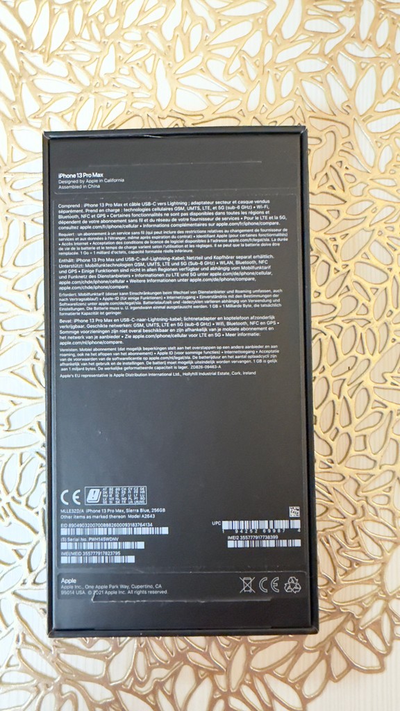 Дешиво Apple iPhone 13 Pro Max 256GB Sierra Blue (MLLE3) с ломбарда