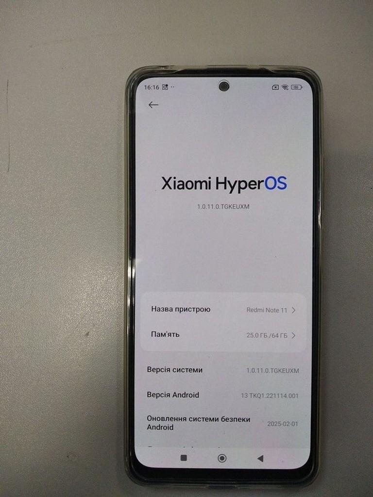 Оголошення Xiaomi redmi note 11 4/64gb Б/У