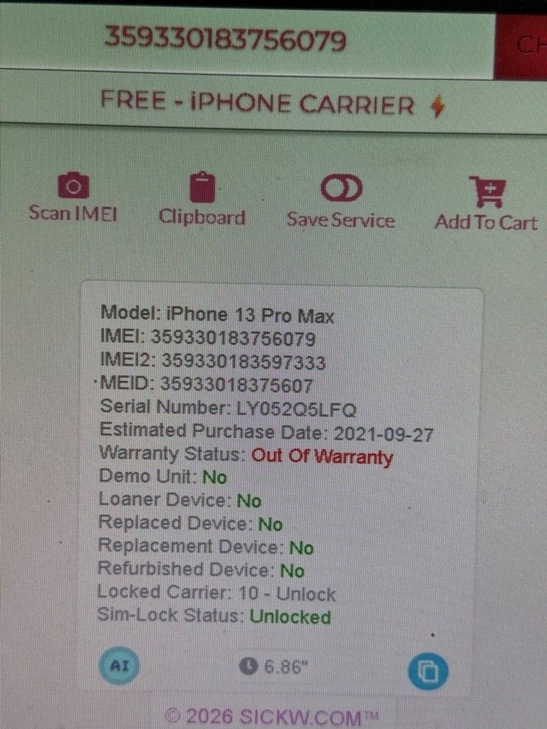 Дешево Apple iphone 13 pro max 128gb з ломбарду