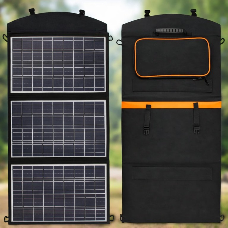 Купити Складна Сонячна Панель 100w / Портативна сонячна панель на 3 секції USB 100W Б/У