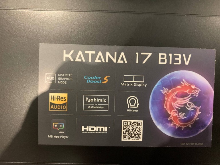 Msi Katana 17 B13VFK Black (9S7-17L541-1492) Код:null. Зображення 6