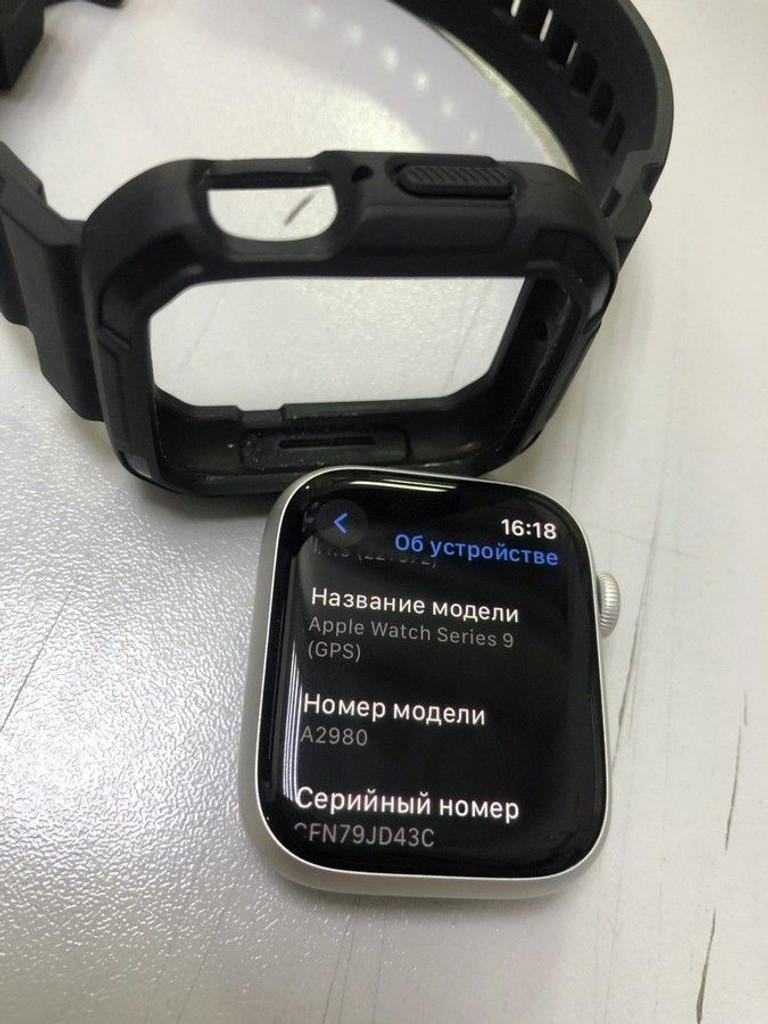 Объявление Apple watch series 9 gps 45mm aluminum case Б/У